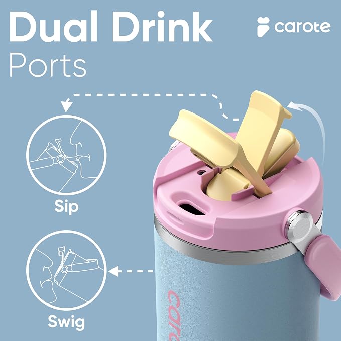 CAROTE 3-Pack Insulated Stainless Steel Water Bottles - Image 4