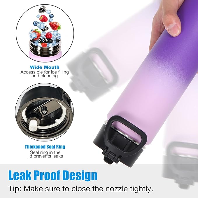 Volhoply 24oz Insulated Water Bottle - Image 4