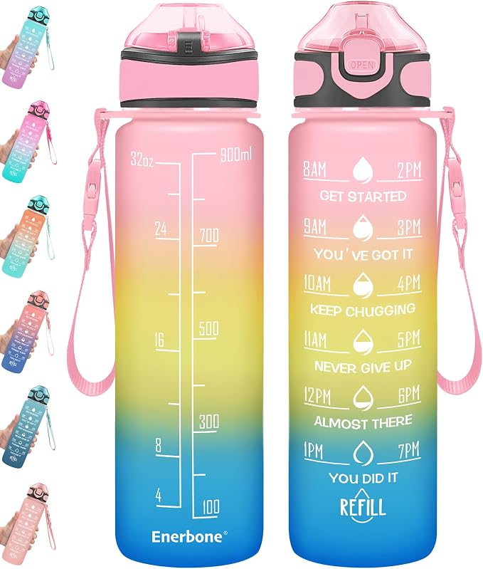 Enerbone 32 oz Drinking Water Bottle by Enerbone