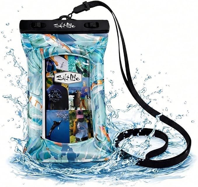 Salt Life Floating Waterproof Phone Case– IPX8 100% Waterproof Phone Case that by SaltLife