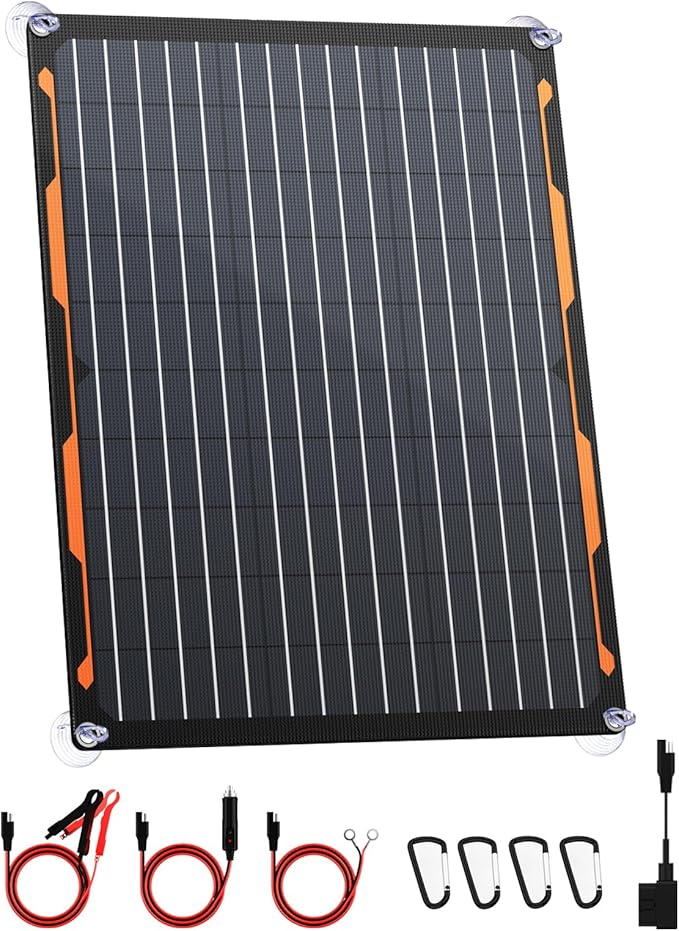 FlexSolar 20W 12V Solar Panel Charger Kit by FlexSolar