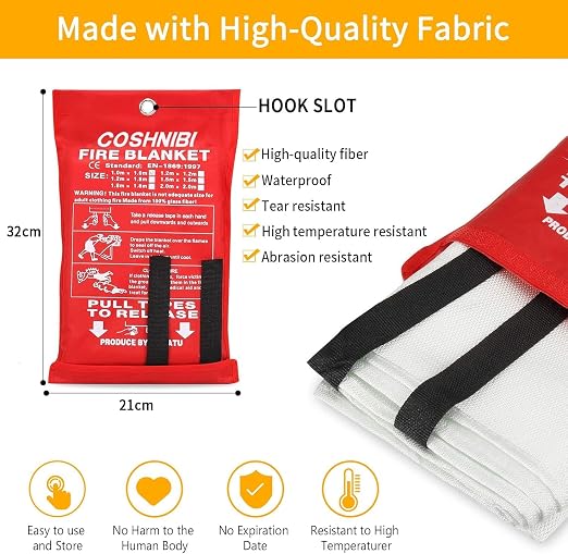 COSHNIBI Emergency Fire Blanket - Image 2