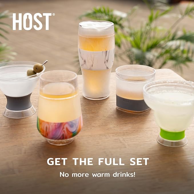 Host FREEZE Beer Cooling Cups, Frozen Beer Mugs, Freezable Pint Glass Set - Image 6