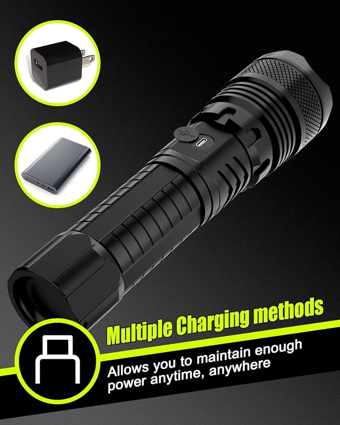 Victoper LED Flashlights 2 Pack, High Powered Lumens Super Bright Tactical - Image 7