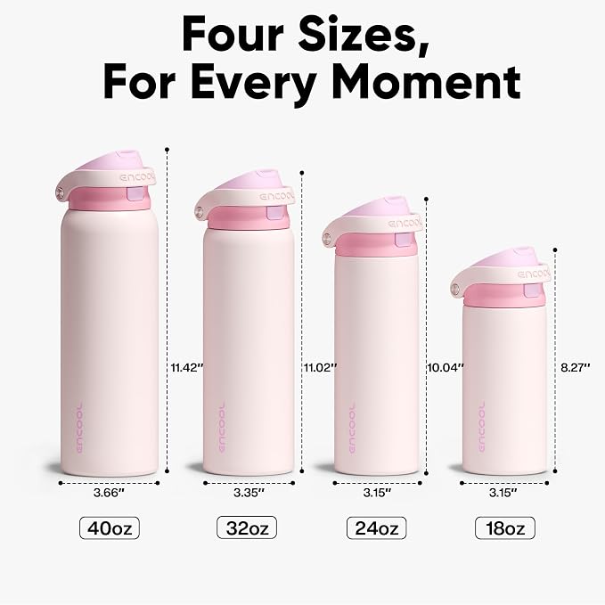 ENCOOL Leakproof Insulated Water Bottle - Image 9