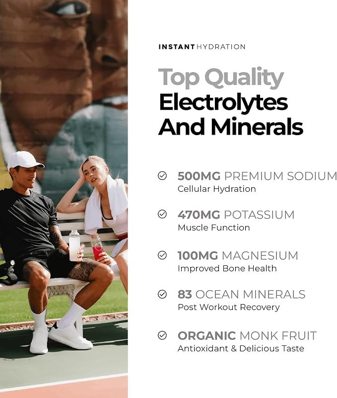 Instant Hydration Sugar Free Electrolytes Powder Packets Variety Pack - Image 4