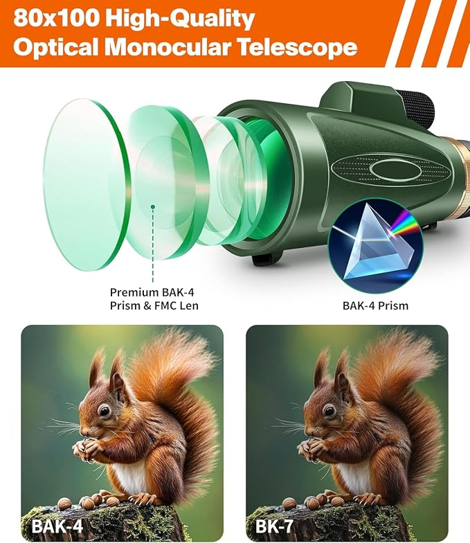 Monocular Telescope 80x100 High Power - Image 3