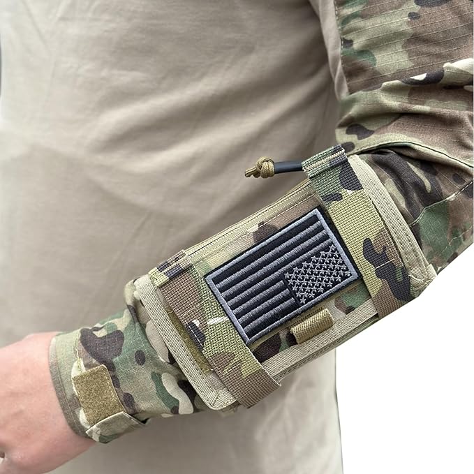 Tactical Arm Sleeve Map Pouch Case Documets Holder Wrist Case Wrist Map Holder by tactifans