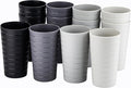 KX-WARE Mixed Drinkware 22-ounce Plastic Tumblers/Drinking Glasses/Party by KX-WARE