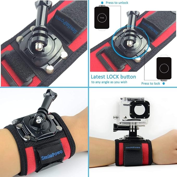 SmilePowo 51-in-1 Action Camera Accessories Kit - Image 2