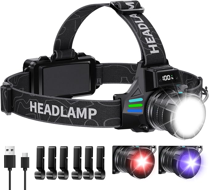 OMALIGHT Headlamp Rechargeable by OMALIGHT