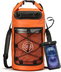 STOVER 5/10/25/30/40/55L Waterproof Dry Bag- Roll-Top Backpack w/Phone Case- by STOVER