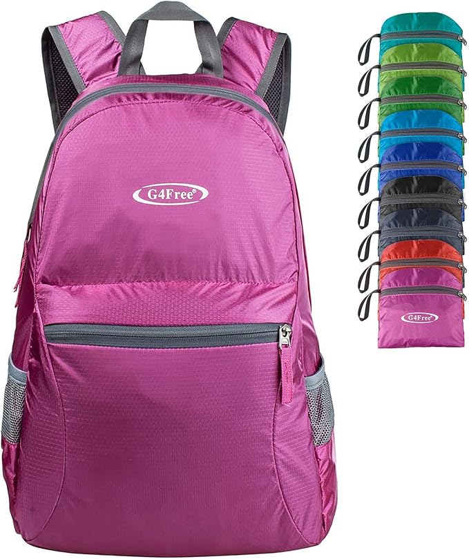 G4Free 20L Lightweight Packable Backpack Travel Hiking Daypack Foldable Backpack by G4Free