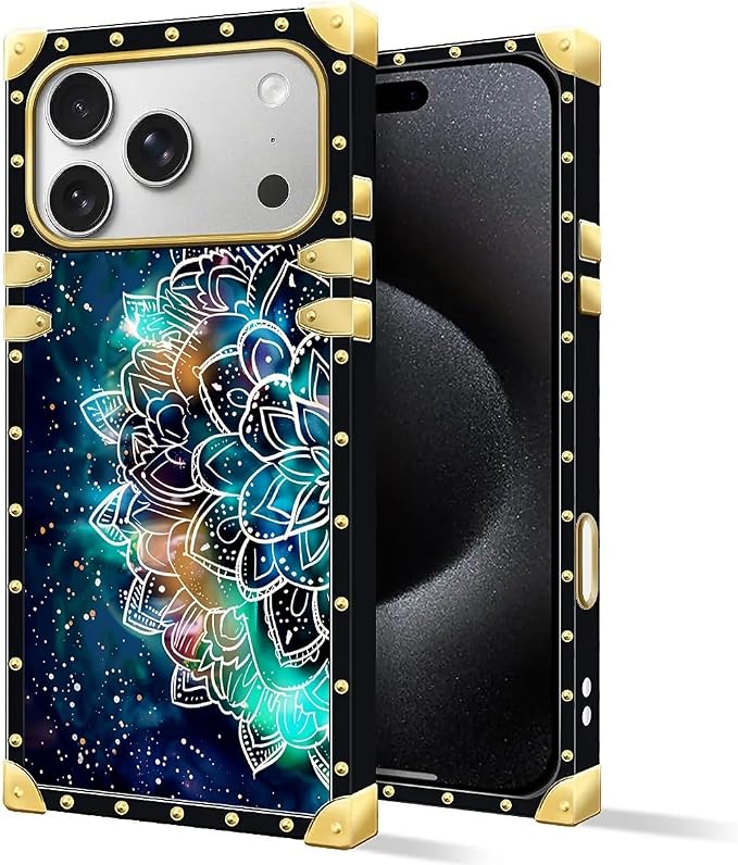 for iPhone 17 Pro Case Luxury Golden Decoration - Image 2