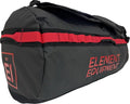 Element Equipment Trailhead Duffel Bag Shoulder Straps Waterproof Black/Red by ElementEquipment