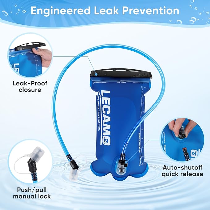 2L Hydration Bladder, Leak-Proof TPU Water Reservoir - Image 4