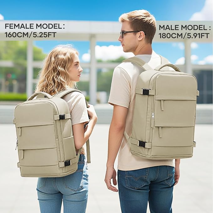 coowoz Travel Backpack For Women Men, Carry On Backpack, Hiking Backpack - Image 7