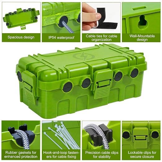 Outdoor Electrical Box Waterproof, OUTDSPLY Medium Outdoor Electrical Boxw/ 6 - Image 6