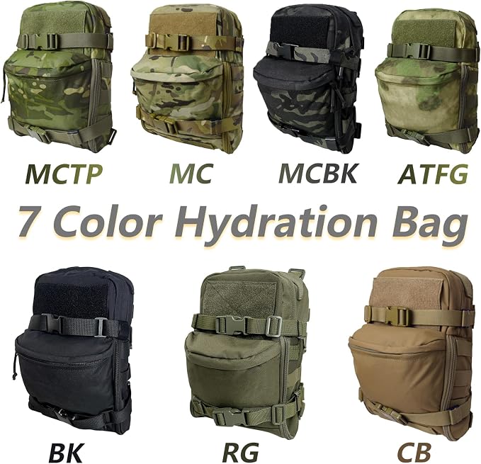 Tactical Hydration Backpack for 2L Hydration Bladder, Lightweight Hydration - Image 6