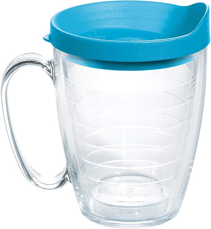 Tervis Clear & Colorful Lidded Made in USA Double Walled Insulated Tumbler by TervisTumblerCompany