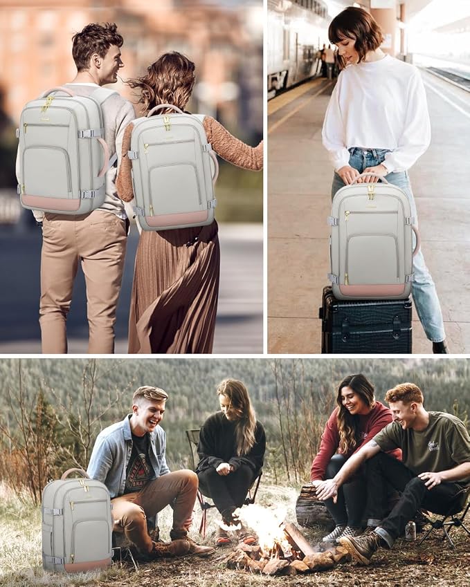 LOVEVOOK Travel Backpack For Women Flight Approved, 50L Carry On Backpack - Image 6