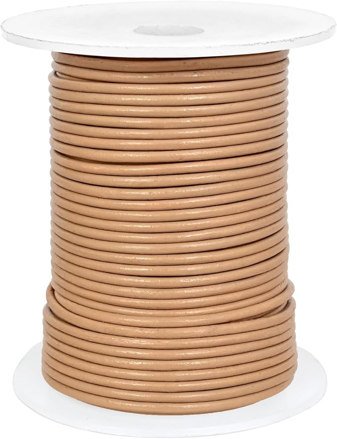 GENIQUE Real/Genuine Round Leather String Cord - Image 3