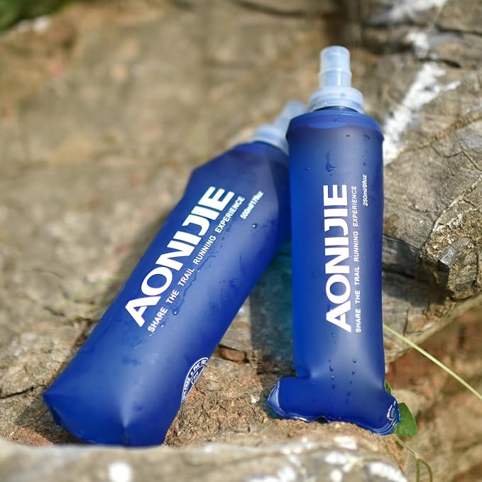 TRIWONDER TPU Soft Folding Water Bottles BPA-Free Collapsible Flask - Image 7