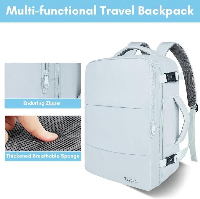 Taygeer Carry On Backpack, 40l Travel Backpack - Image 8