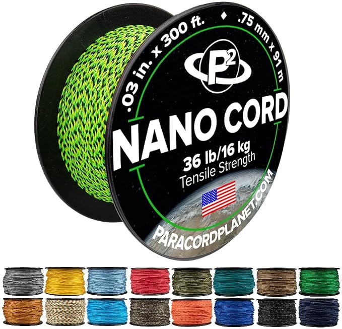 Paracord Planet Nano Cord –Lightweight Nylon Nano Paracord – Great by ParacordPlanet