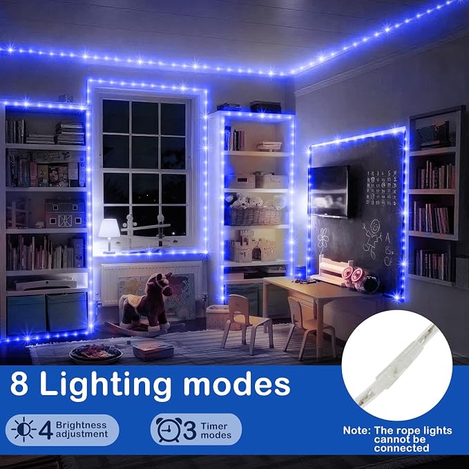 KNONEW 164FT 1000LED Rope Lights - Image 2
