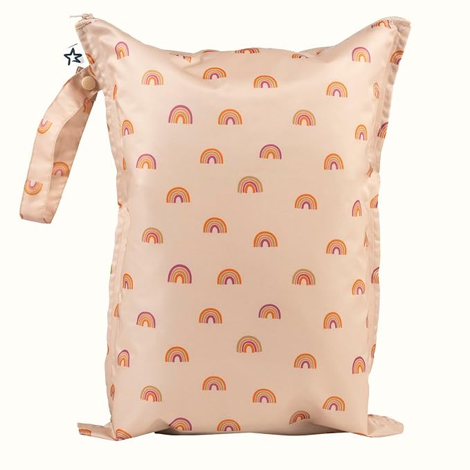 Tiny Twinkle Mess Proof Wet Bags | 1-Pack Reusable Waterproof Wet Bags by TinyTwinkle