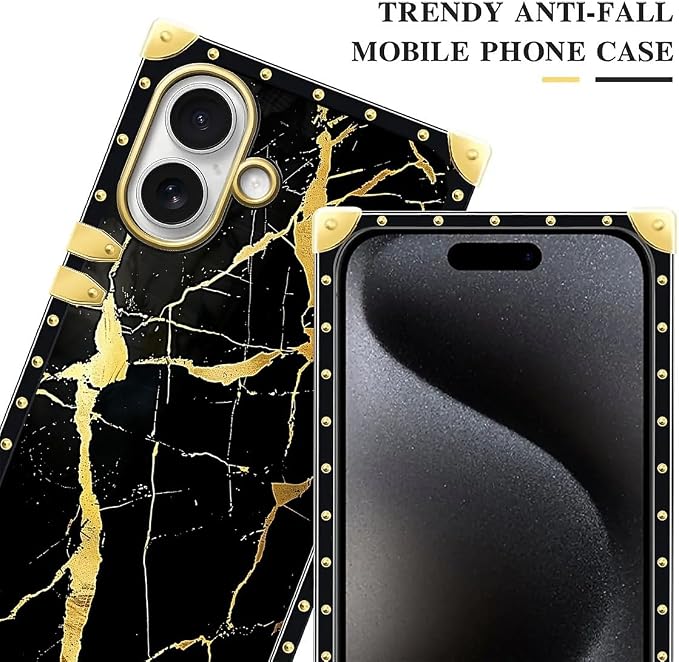 for iPhone 17 Case Luxury Golden Decoration - Image 4