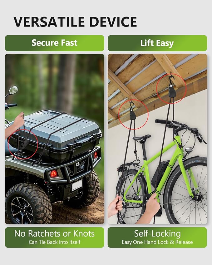 Kayak Straps Tie Downs 4 Pack, Roof Rack Straps Adjustable Ratchet Tie Down - Image 7