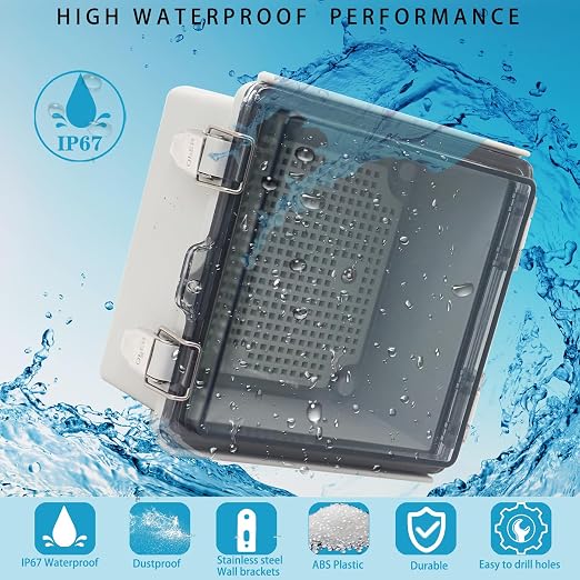 Outdoor Waterproof Electrical Box Junction Box Weatherproof IP67 ABS Plastic - Image 2