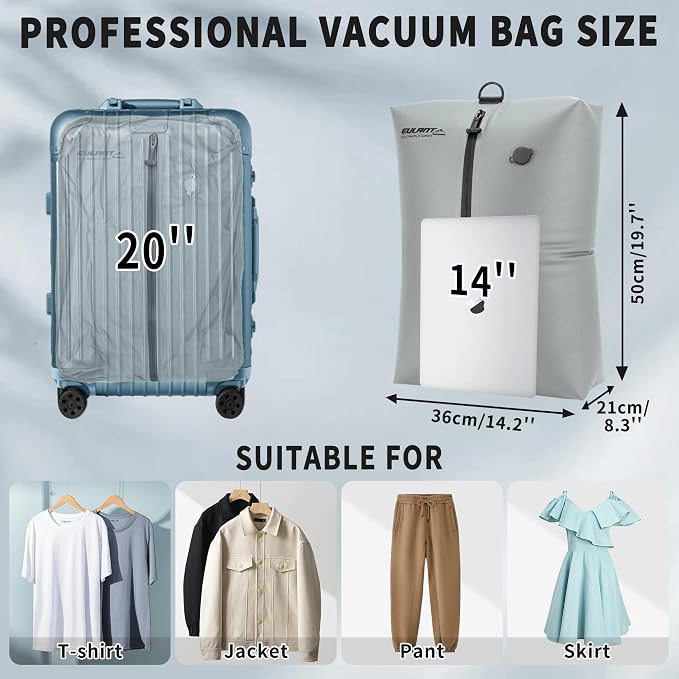 Reusable Vacuum Bags for Travel - Image 2