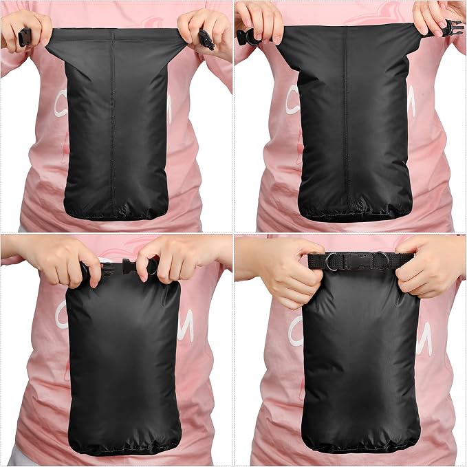 Shappy 6 Pcs Waterproof Dry Bag Set Ultralight Stuff Sack 20/15/10/8/5/3L - Image 5
