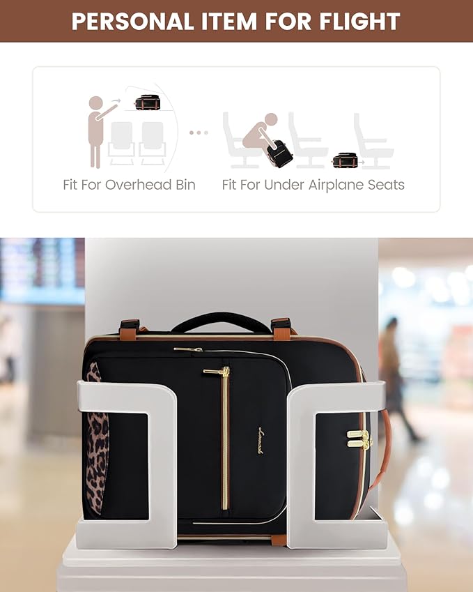 LOVEVOOK Travel Backpack for Women & Men 50L, Airline Approved Carry On - Image 4