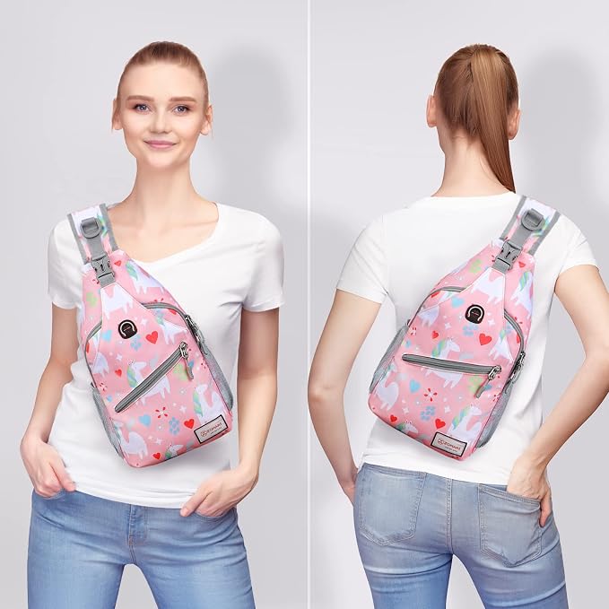 ZOMAKE Sling Bag, Small Crossbody Sling Backpack, Water Resistant Shoulder - Image 8