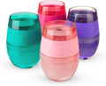 HOST Cooling Cup Set of 4 Plastic Double Wall Insulated Freezable Drink by HOST