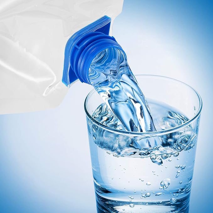 Collapsible Water Container, BPA Free Food Grade Clear Plastic Water Jug - Image 5