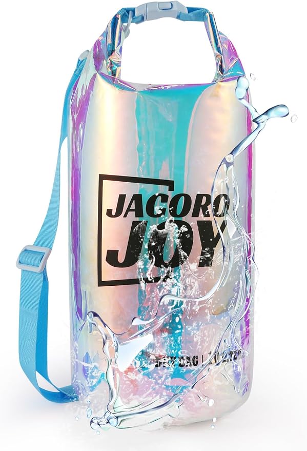 10L Dry Bag Iridescent TPU Waterproof Beach Bag by Unknown