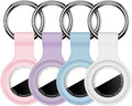 Linsaner Holder for AirTag 2nd Gen & 1st Gen, Silicone Case Keychain Key Ring by Linsaner