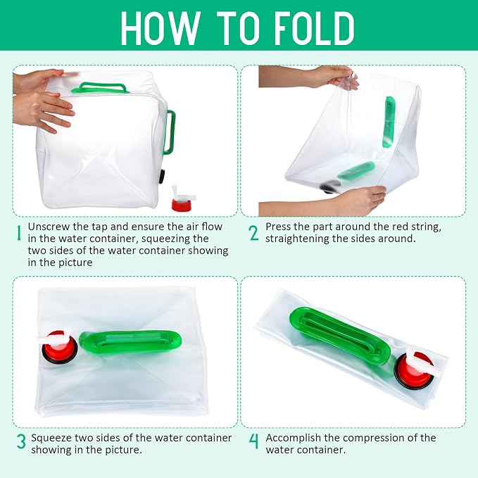 Reallnaive 3 Pcs Collapsible Water Container - Image 4