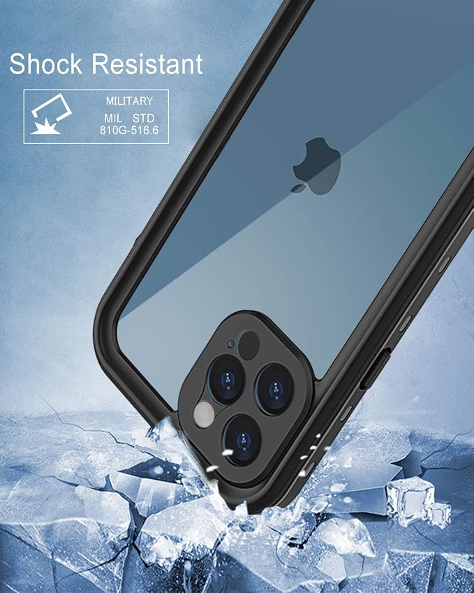 Design for iPhone 12 Pro Waterproof Case, Full Body Shockproof Case - Image 5