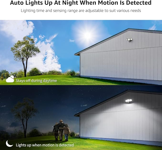 Lepro LED Security Lights, Outdoor Motion Sensor Light, Flood Lights - Image 4