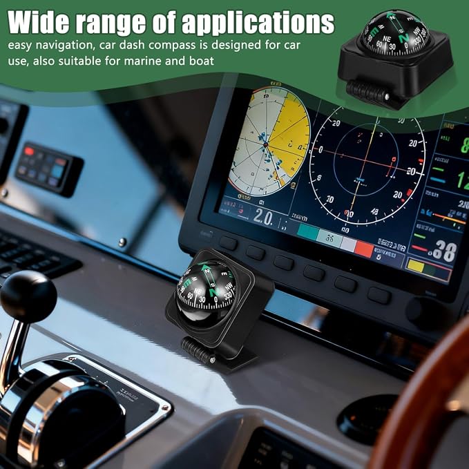Vaguelly Adjustable Automotive Compass Ball - Image 9
