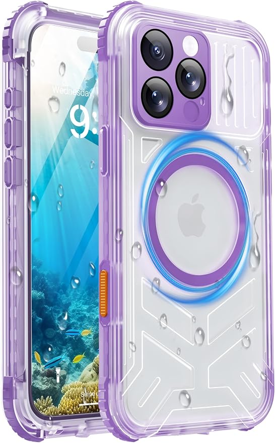 for iPhone 16 Pro Max Waterproof Case by Haireca