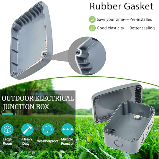 IP66 Outdoor Junction Box, Nineleaf 6PK Weatherproof Electrical Boxes - Image 3