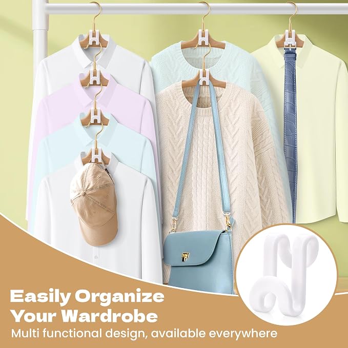 Mlici Cascading Hanger Connector, Space Saving Hangers Hooks Closet Organizer - Image 6