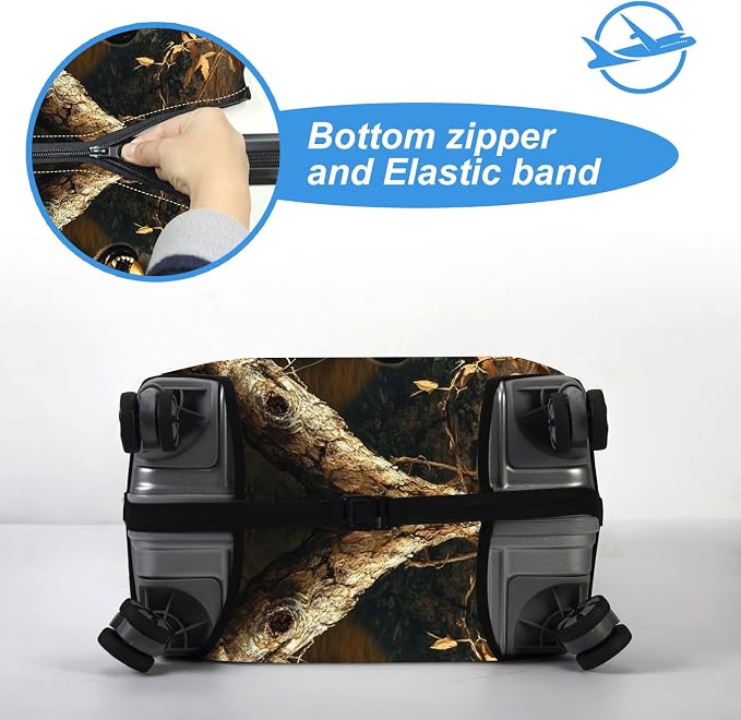 Luggage Cover Protector for 19-20 Inch Suitcases, TSA Approved Elastic Travel - Image 5